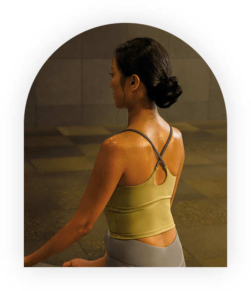 発汗でお肌がぷるぷるに